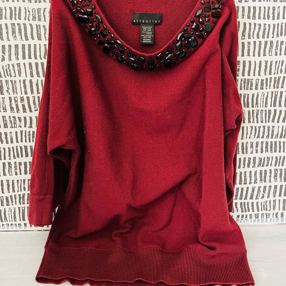 Quarter sleeve dress top